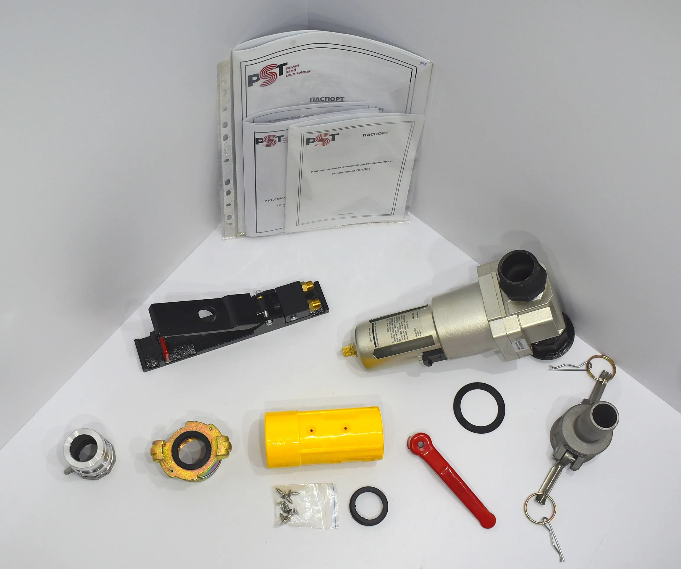 Пескоструйный аппарат PST-PS-200-3 с шиберным затвором FSV, фильтром, КПДУ (без рукава)