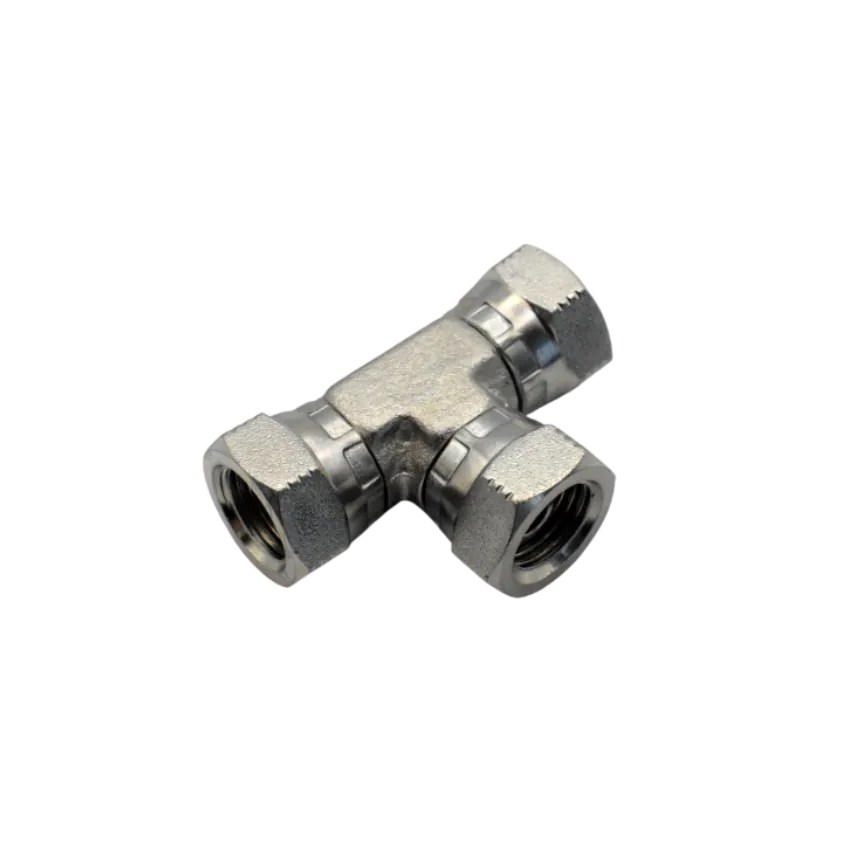 Тройник NPT 1/4" гайки