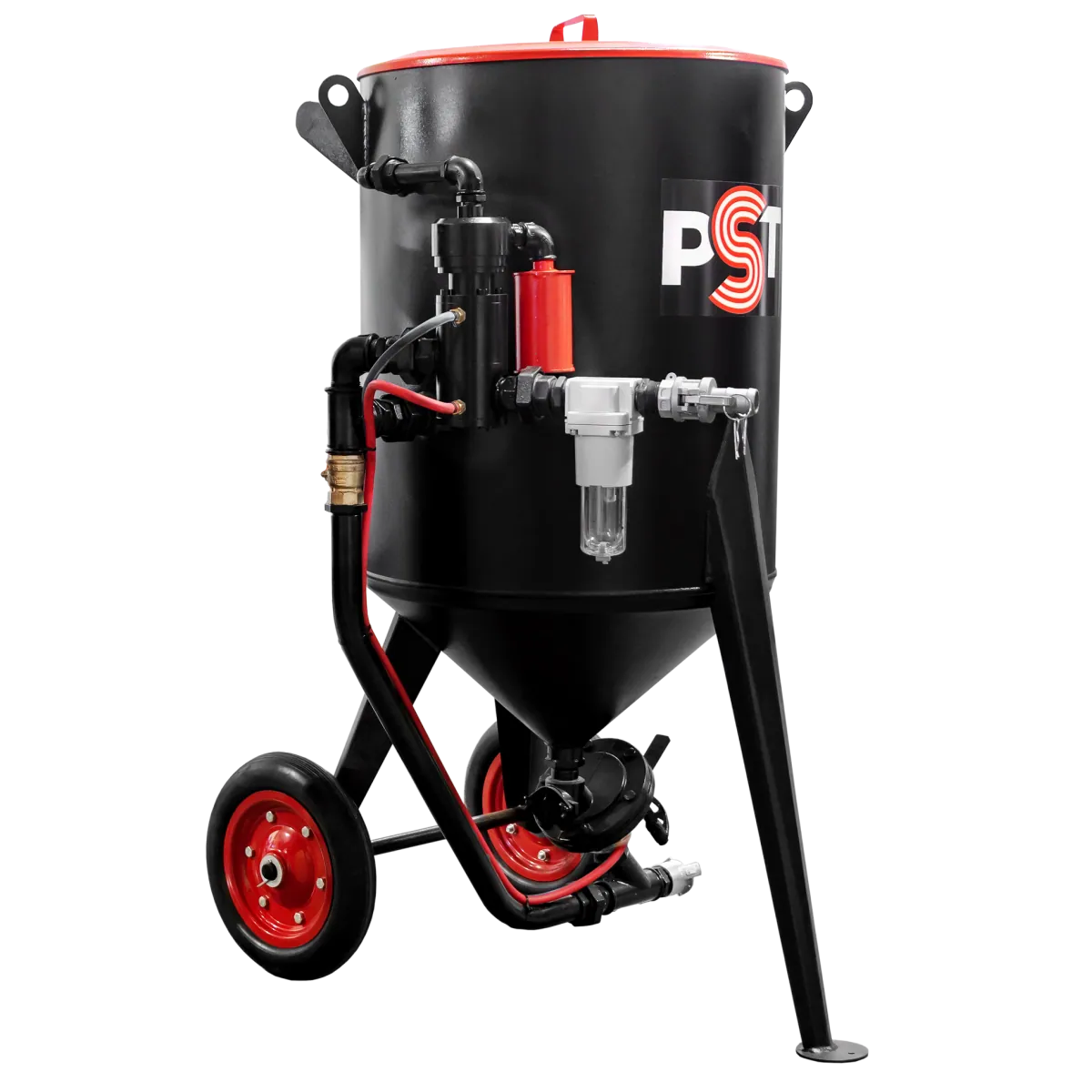 Пескоструйный аппарат PST-PS-200-4 с дистанционным управлением КПДУ и фильтром