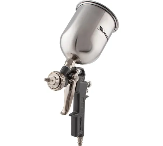 Пистолет краскораспылитель с верхним бачком V=0,6л