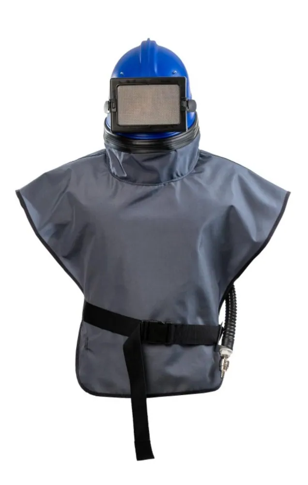 Шлем пескоструйщика VECTOR (Вектор) с пелериной