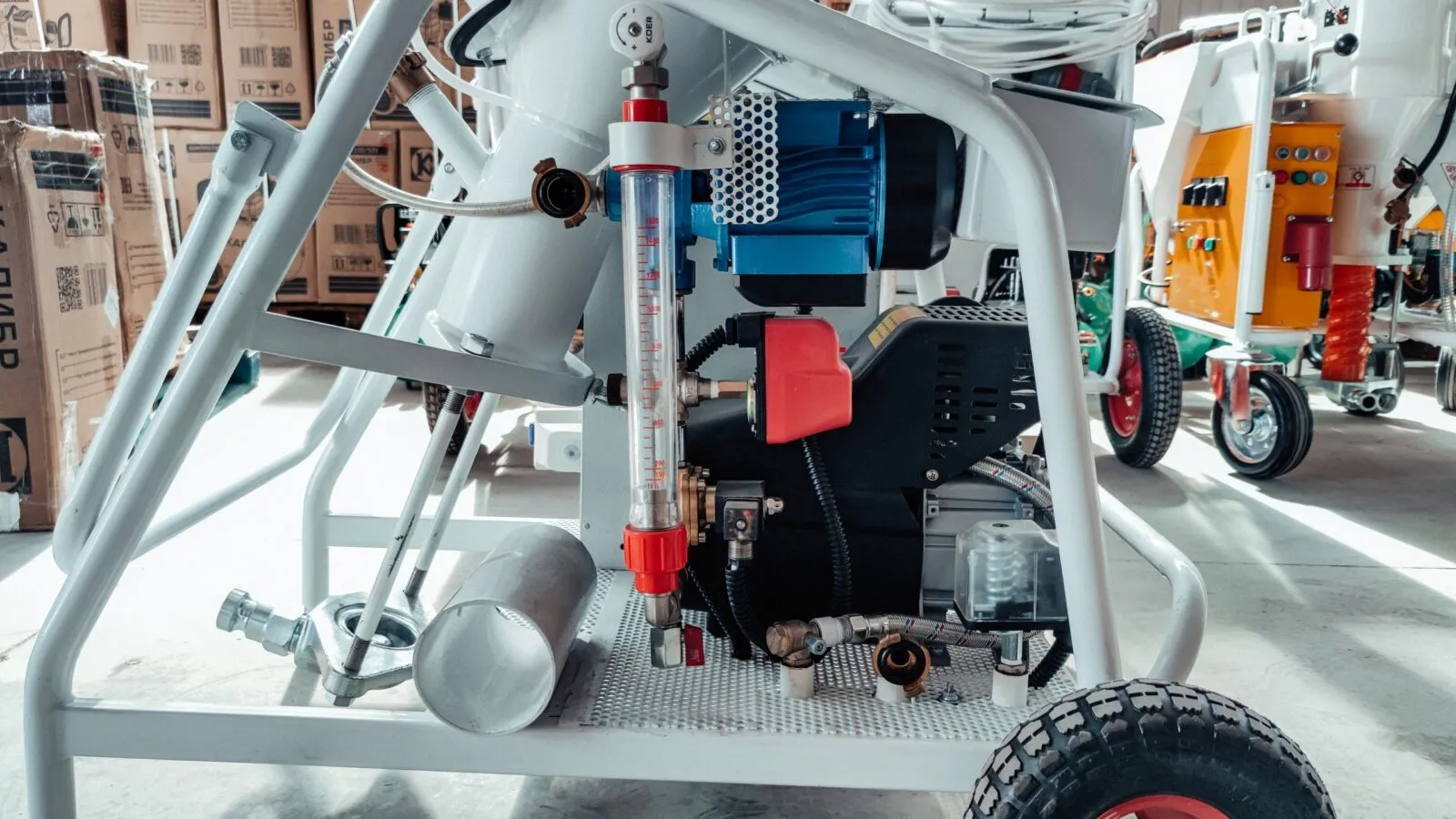 Штукатурная станция GRAND (ГРАНД) ALFA M (220/380V) мультивольтажная