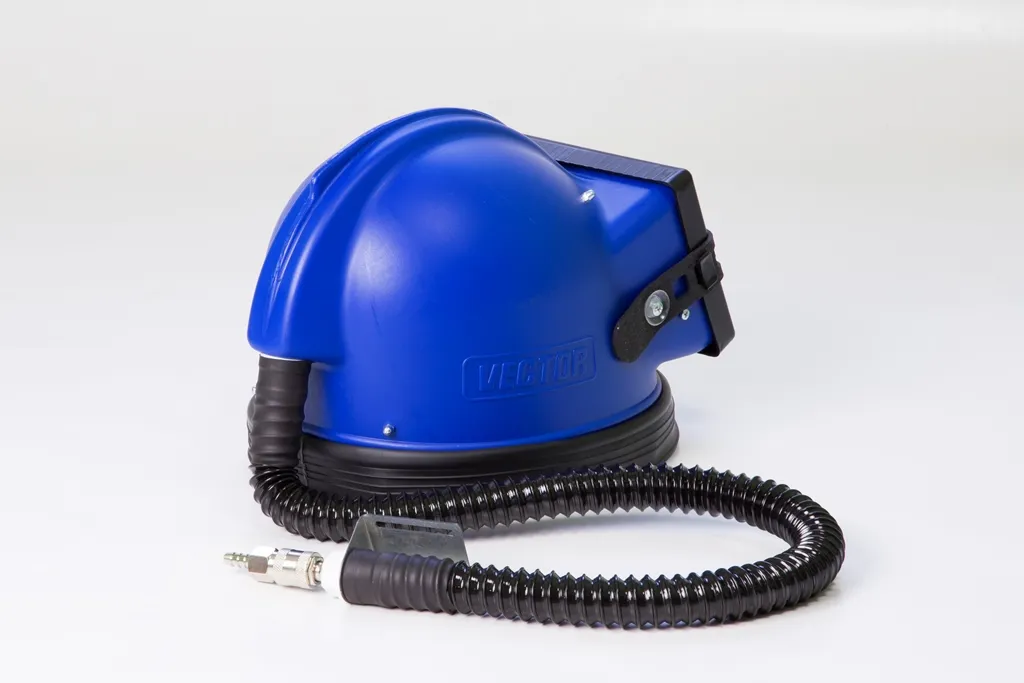 Шлем пескоструйщика VECTOR (Вектор) с пелериной