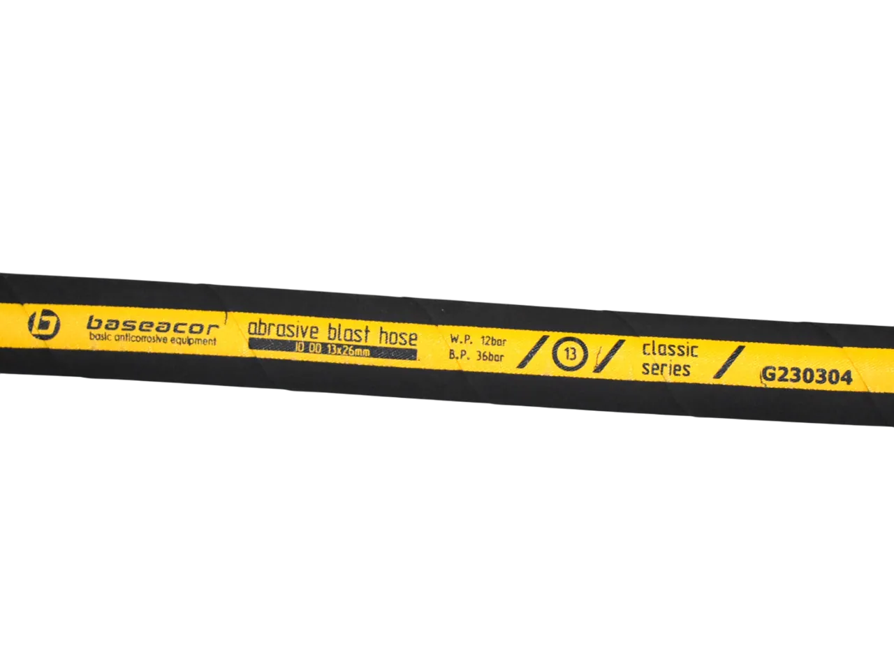 Рукав пескоструйный BASEACOR-13 12 бар,13х26 мм, L=40 м