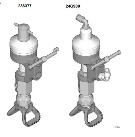 Ремкомплект краскораспылителя GRACO Road Laser, VISKAUNT II, Dura Flo 1800, Шмель (238339)