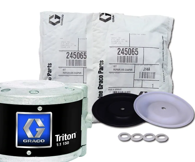 Ремонтный комплект диафрагмы PTFE GRACO Triton 308, Husky 245065