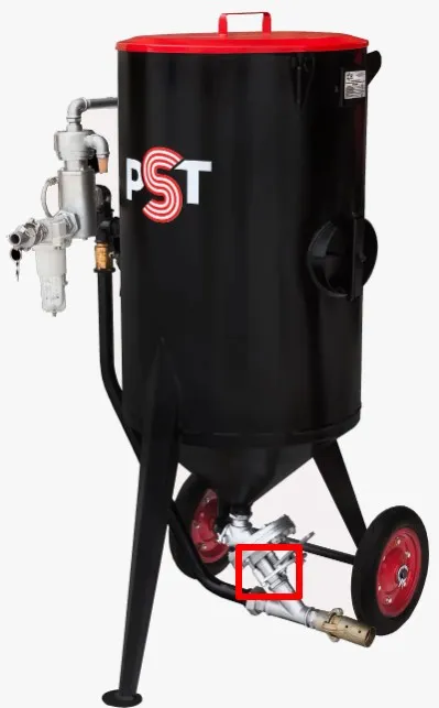 Трубка ниппель обрезиненная 1 1/4" 100мм для шиберного дозатора FSV