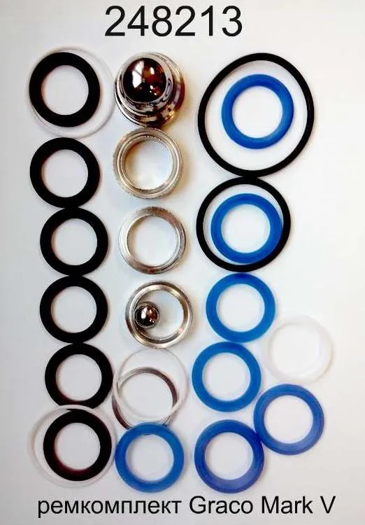 Ремкомплект колец насоса Graco Ultra1595/Gmax5900/MarkV 