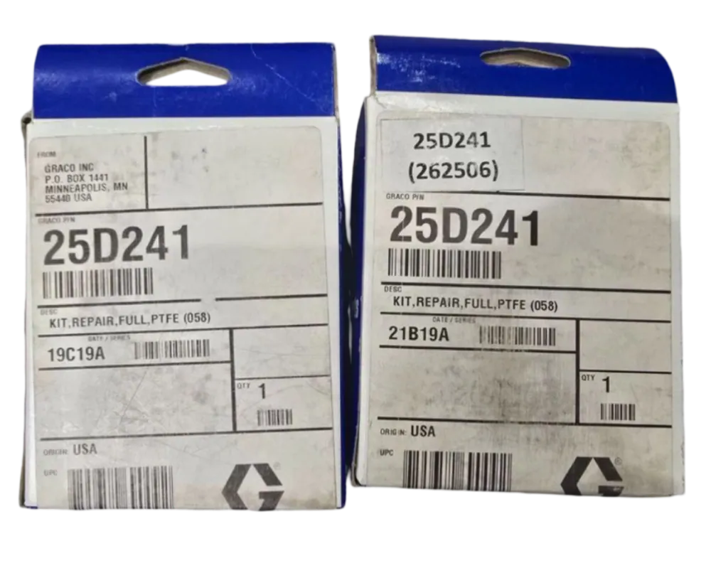 Ремонтный комплект поршневого насоса GRACO 58 СС 25D241(262506)