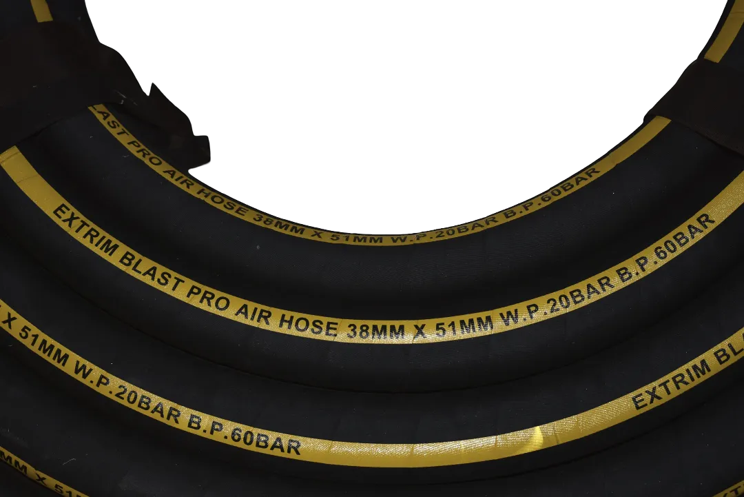 Рукав воздушный резиновый 38 x 51 мм чёрный, 20 бар, бухта 40м