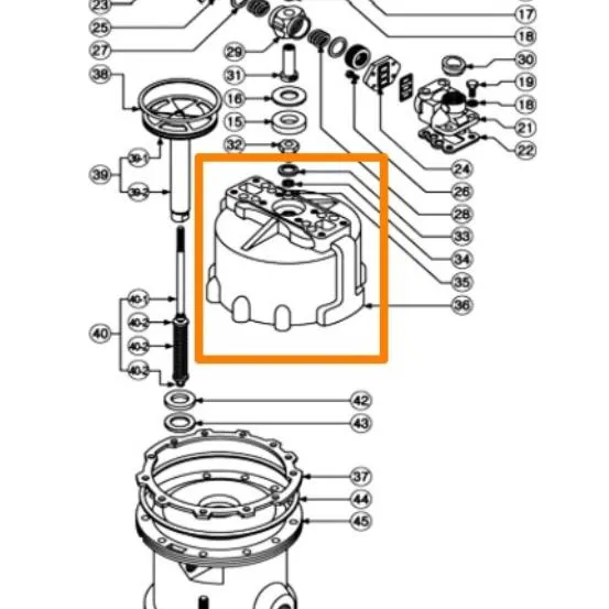 Цилиндр пневмодвигателя Handok серии НК (451-136)
