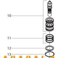 Кольцо стопорное для Wagner 950/970, Dino Power X96112/349391