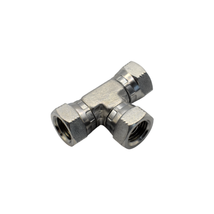 Тройник NPT 1/4" гайки