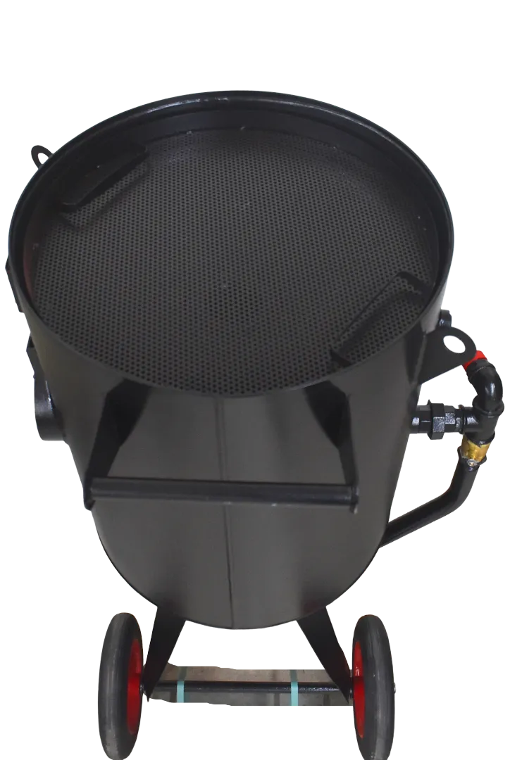 Пескоструйный аппарат PST-PS-200-2 с шиберным дозатором FSV и фильтром