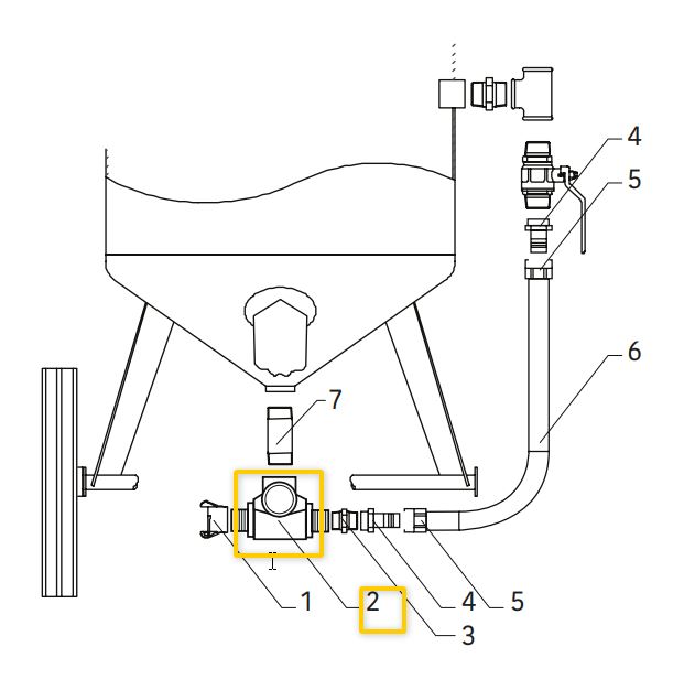 Дозатор абразива универсальный MV Micro Valve 1-1/4''