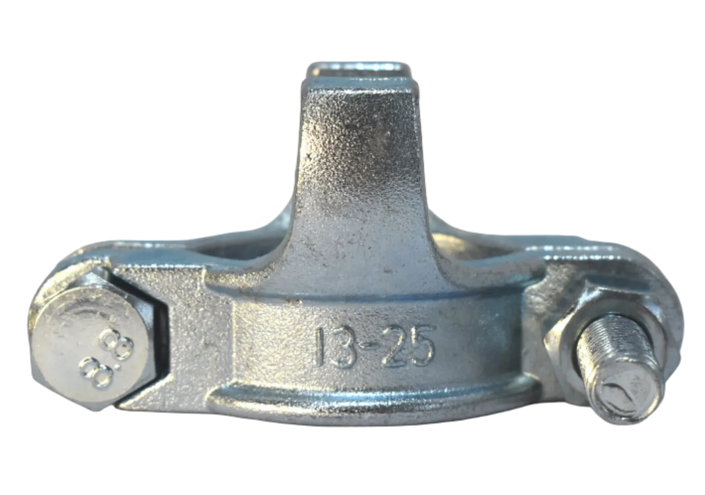 Хомут силовой двухболтовый сталь SK 49 (1-1/4") с фиксаторами (39-49мм)