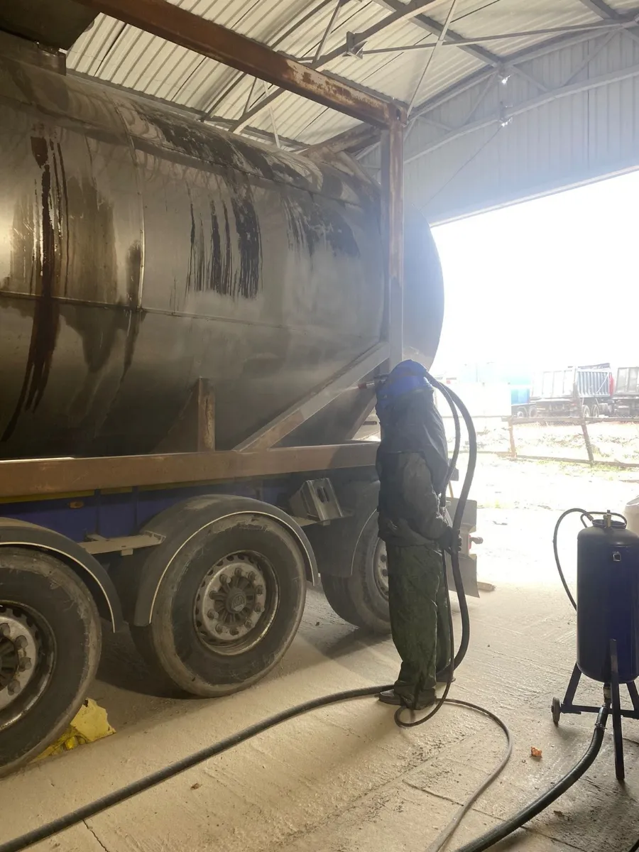 Шлем пескоструйщика VECTOR (Вектор) с пелериной