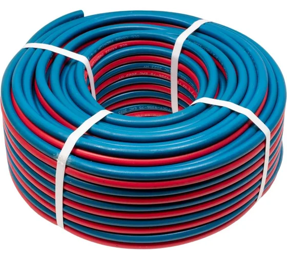 Рукав для газовой сварик кислород и ацетилен 6мм+6мм 20бар