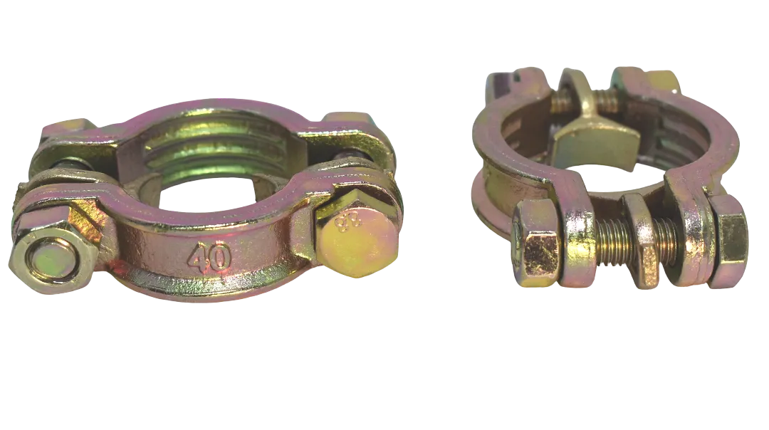 Хомут силовой двухболтовый сталь SL 40 (1") для рукавов 32-40мм