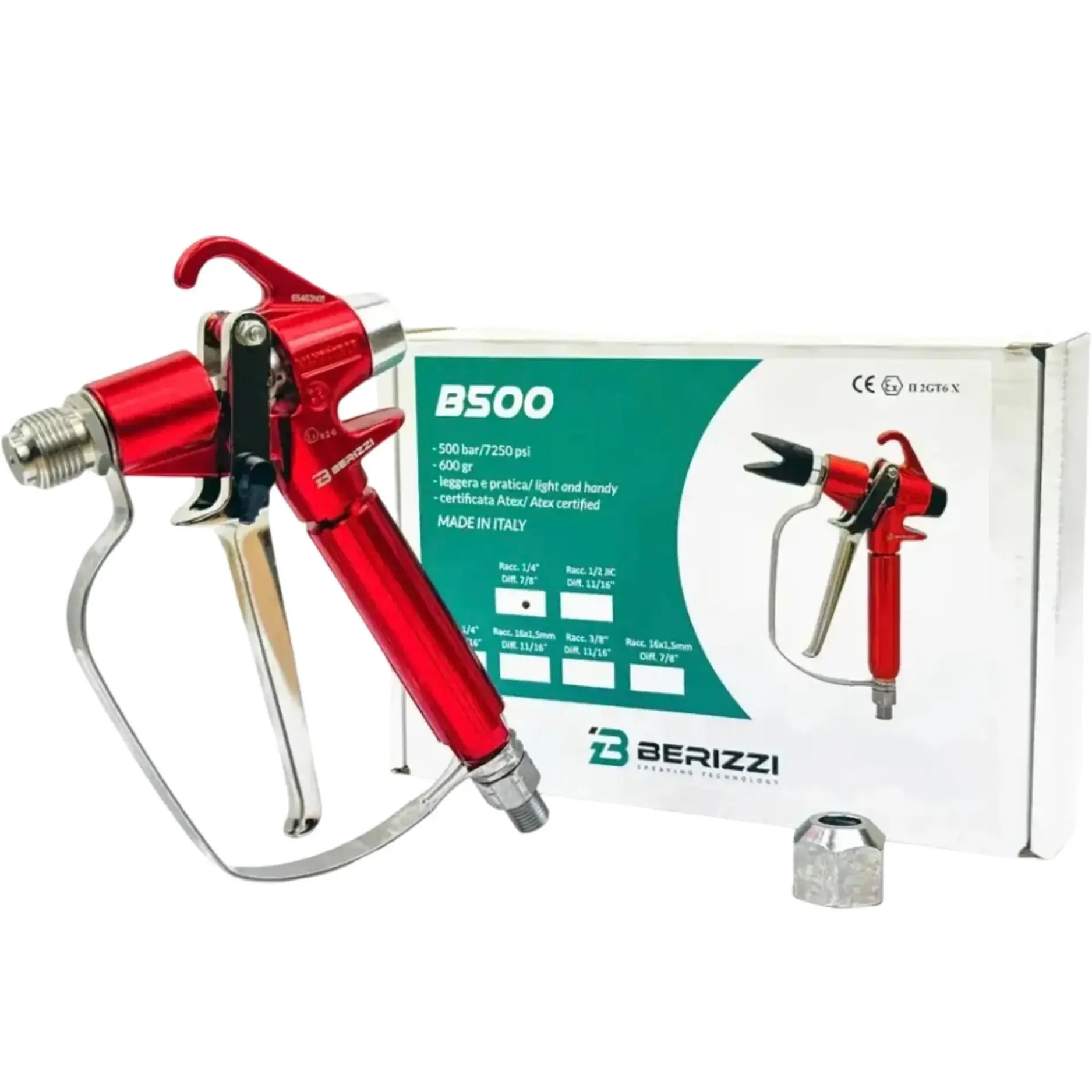 Пистолет окрасочный Berizzi B500 500bar