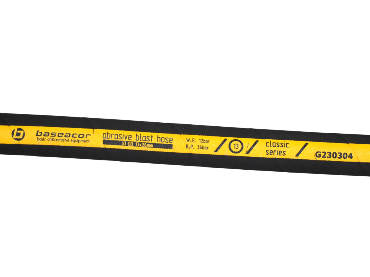 Рукав пескоструйный BASEACOR-13 12 бар,13х26 мм, L=40 м