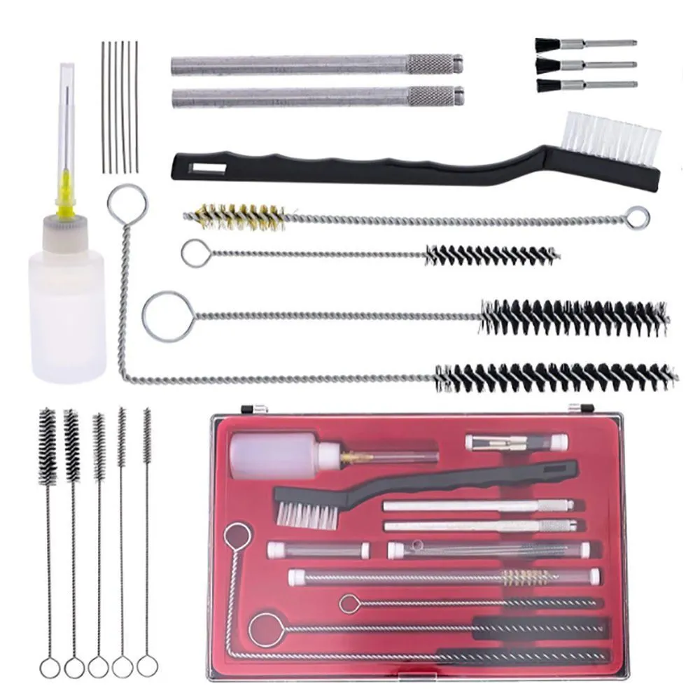 Набор для чистки воздушного и безвоздушного краскопульта 22 предмета