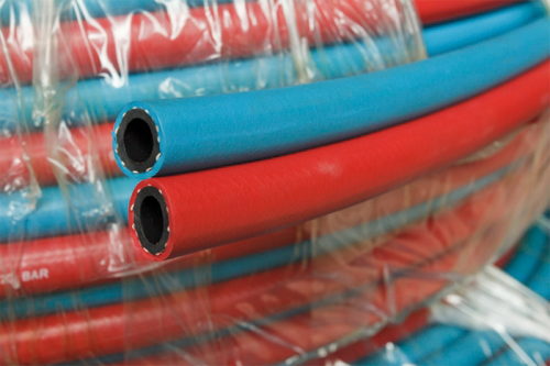 Рукав для газовой сварик кислород и ацетилен 6мм+6мм 20бар