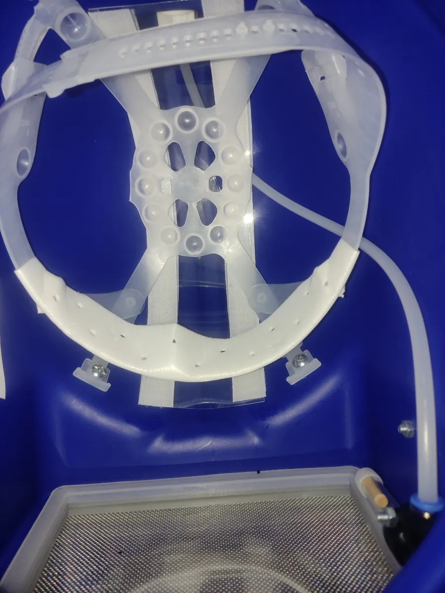 Шлем пескоструйщика VECTOR (Вектор) с пелериной