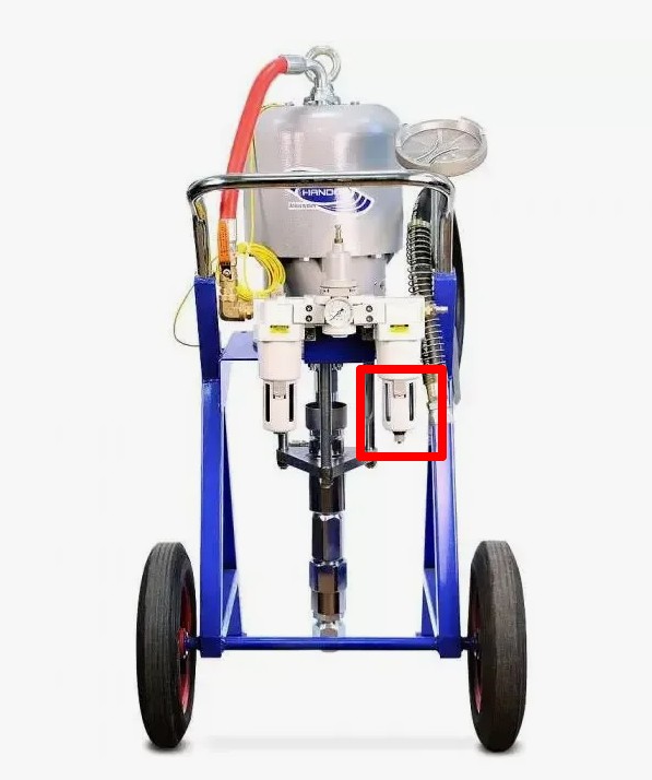 Колба для масла металл (алюминий) HANDOK