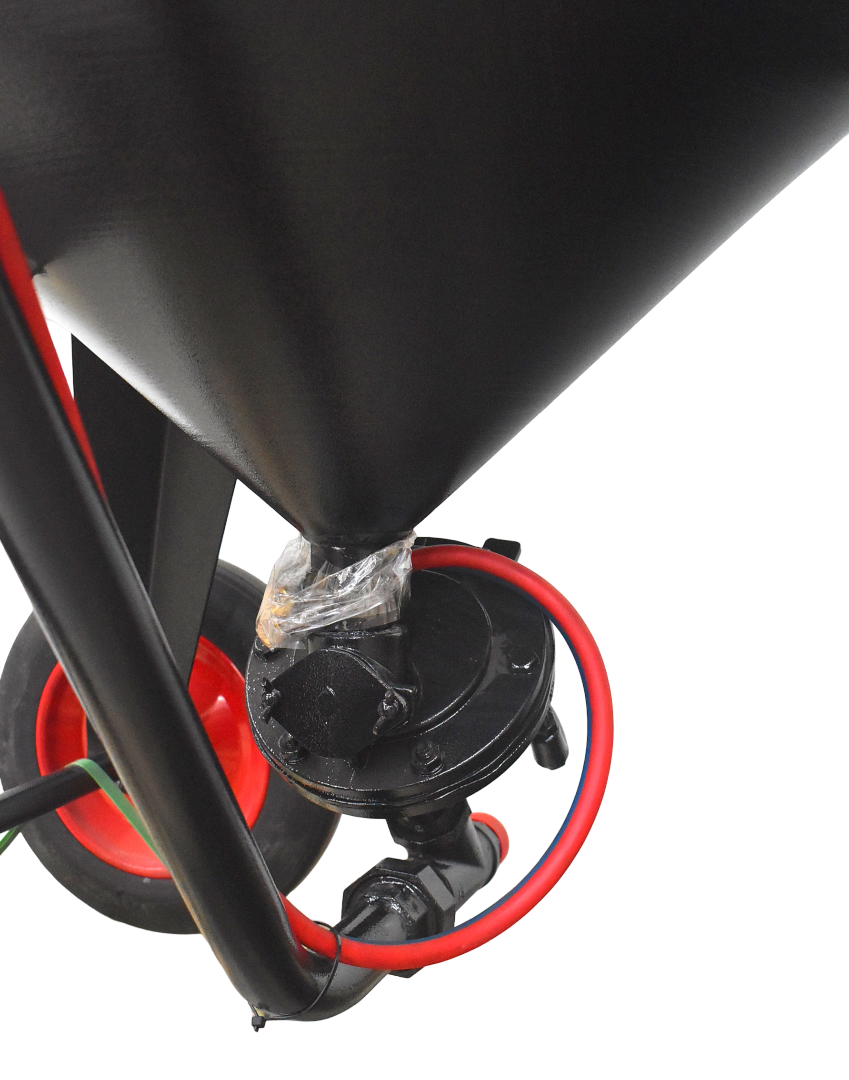 Пескоструйный аппарат PST-PS-200-4 с дистанционным управлением КПДУ и фильтром