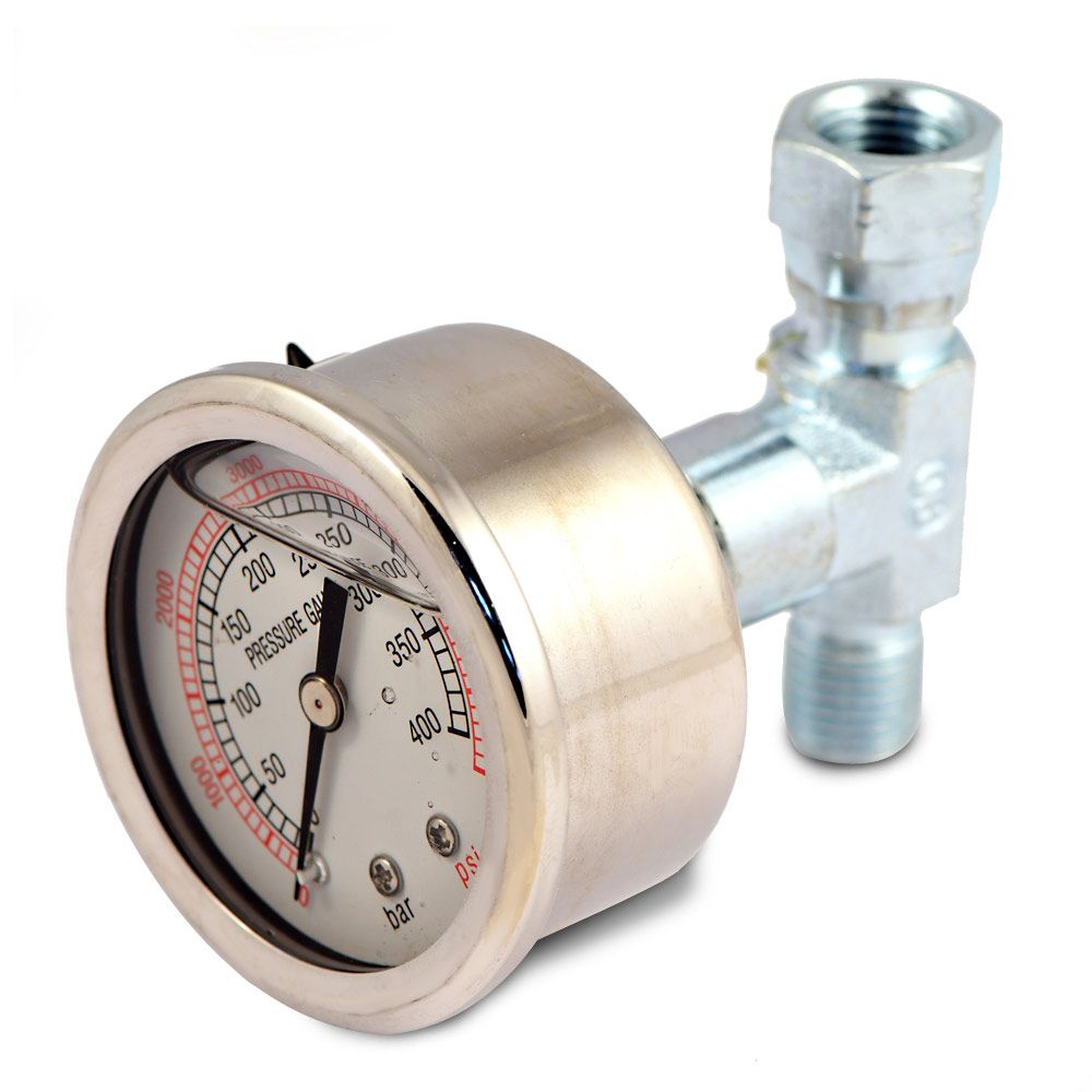 Манометр с тройником для HYVST SPT440 / Yiokiji 120/ CH440 /Zitrek