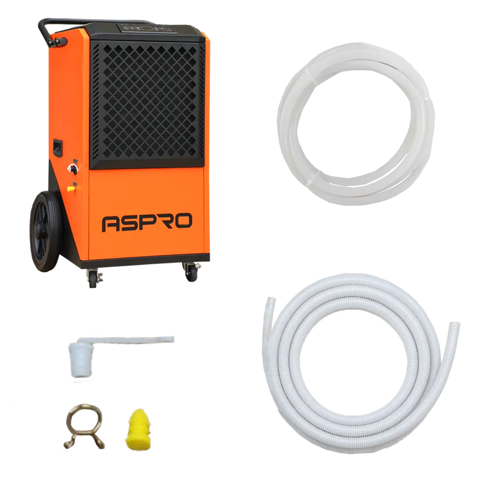 Промышленный осушитель воздуха ASPRO-90M с дренажным насосом