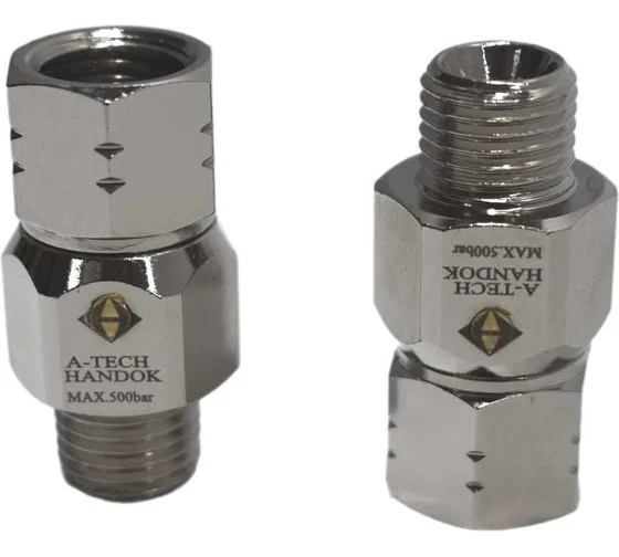 Вертлюг поворотный (шарнир) 1/4 короткий S HANDOK 500bar