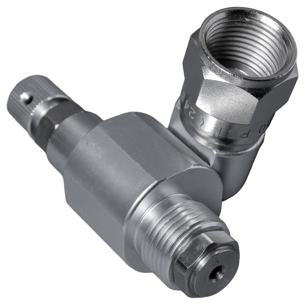 Поворотный механизм с запорным клапаном ASPRO