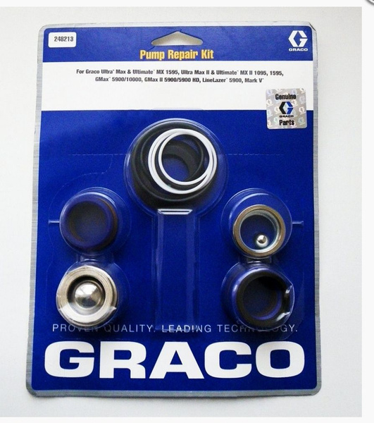Ремкомплект колец насоса Graco Ultra1595/Gmax5900/MarkV 