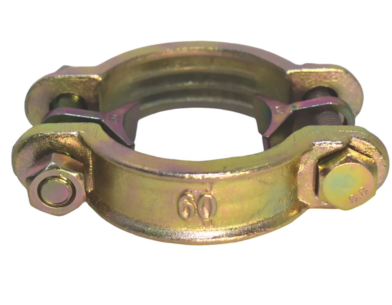 Хомут силовой двухболтовый сталь SL 60 (2") для рукавов 48-60мм