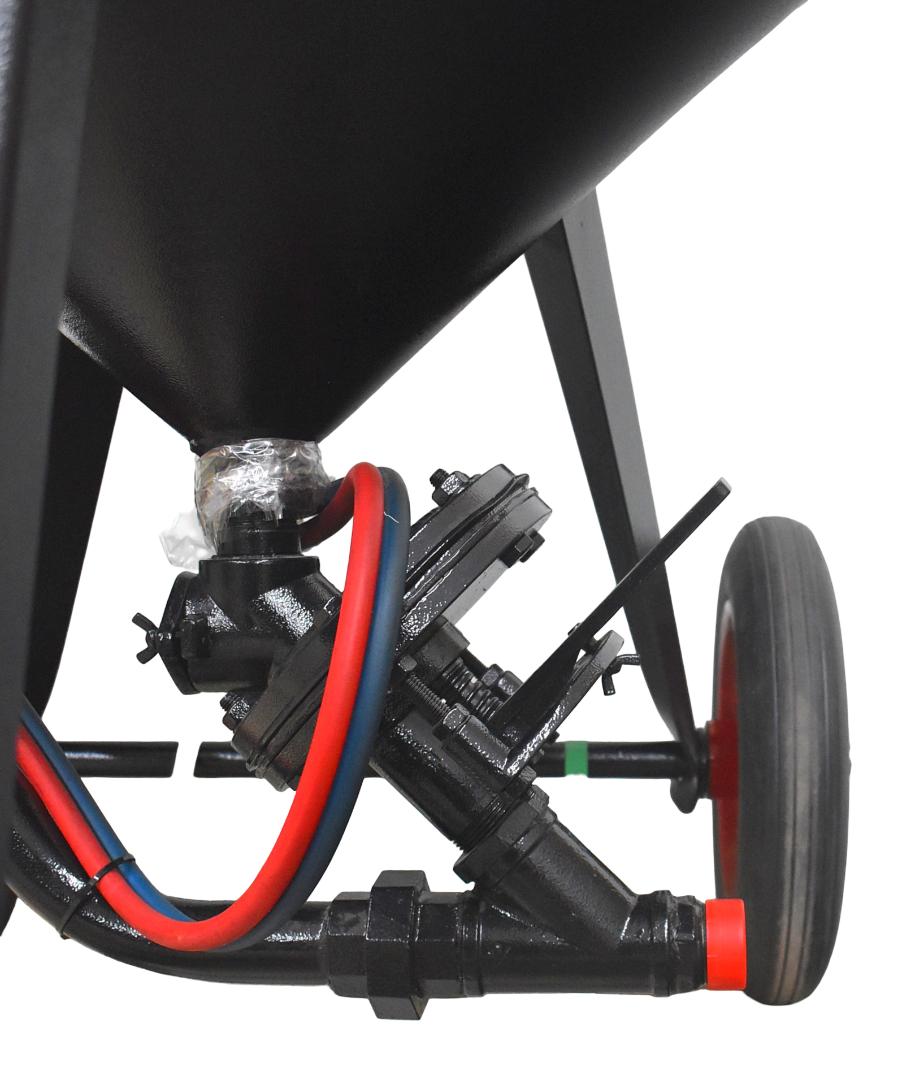 Пескоструйный аппарат PST-PS-200-4 с дистанционным управлением КПДУ и фильтром