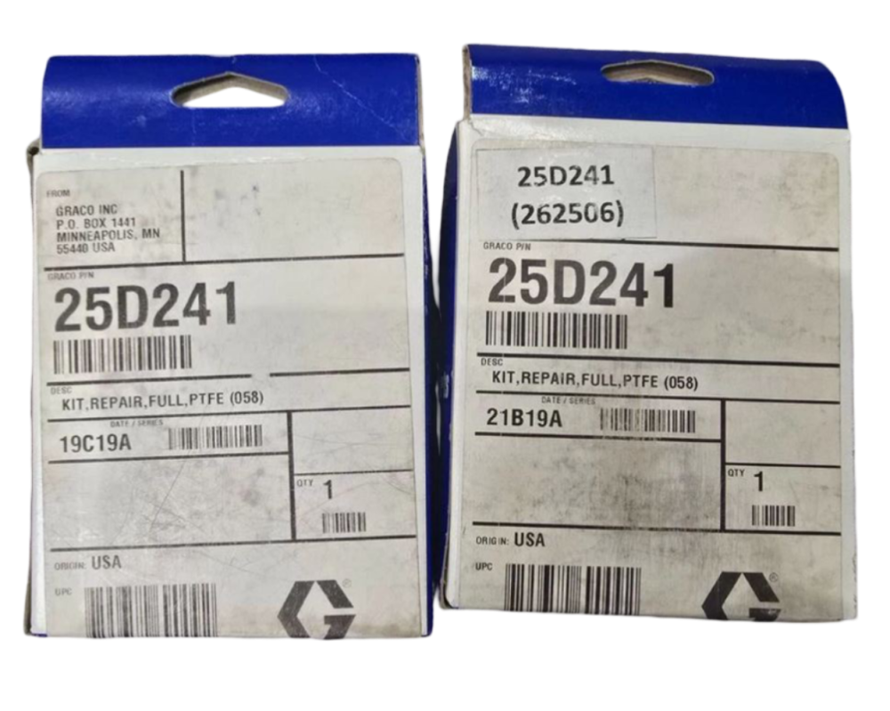 Ремонтный комплект поршневого насоса GRACO 58 СС 25D241(262506)
