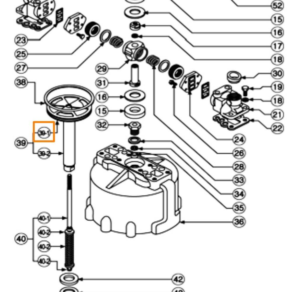 Поршень пневмодвигателя HANDOK 451-13901