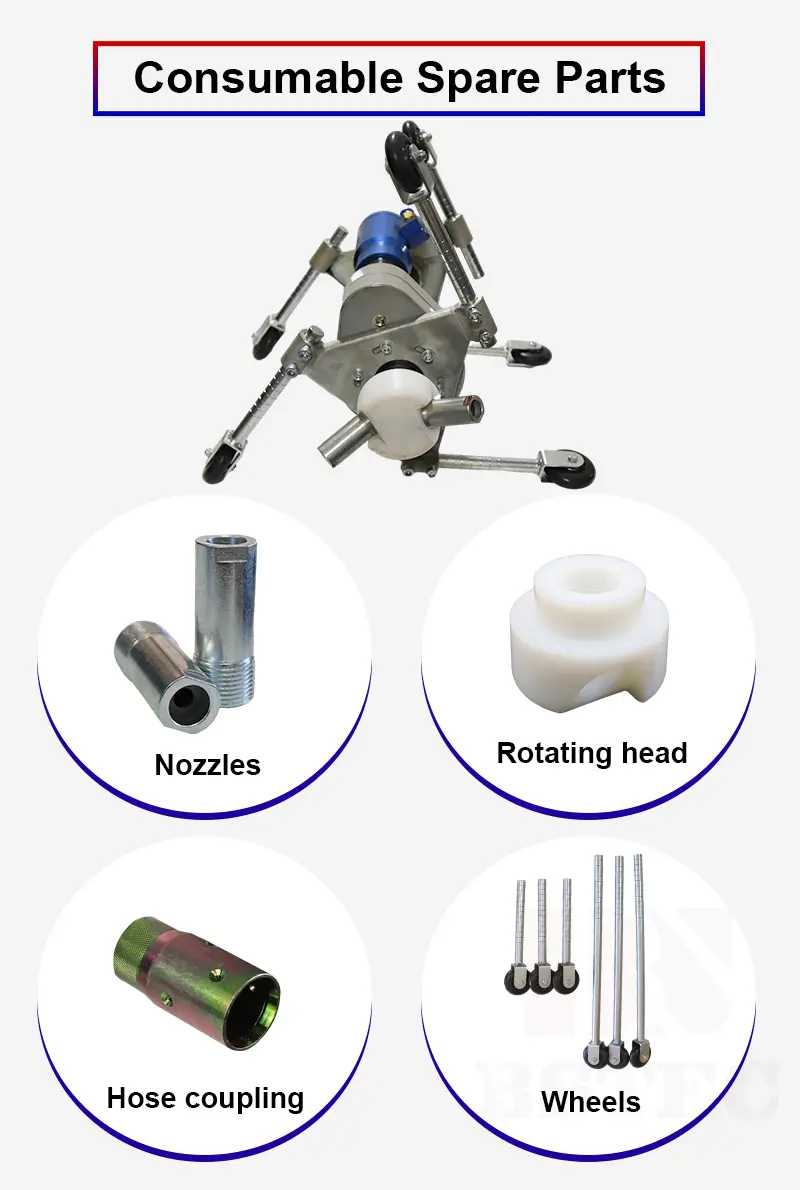 Устройство для пескоструйной очистки внутренней поверхности труб IPB-900 300-900мм