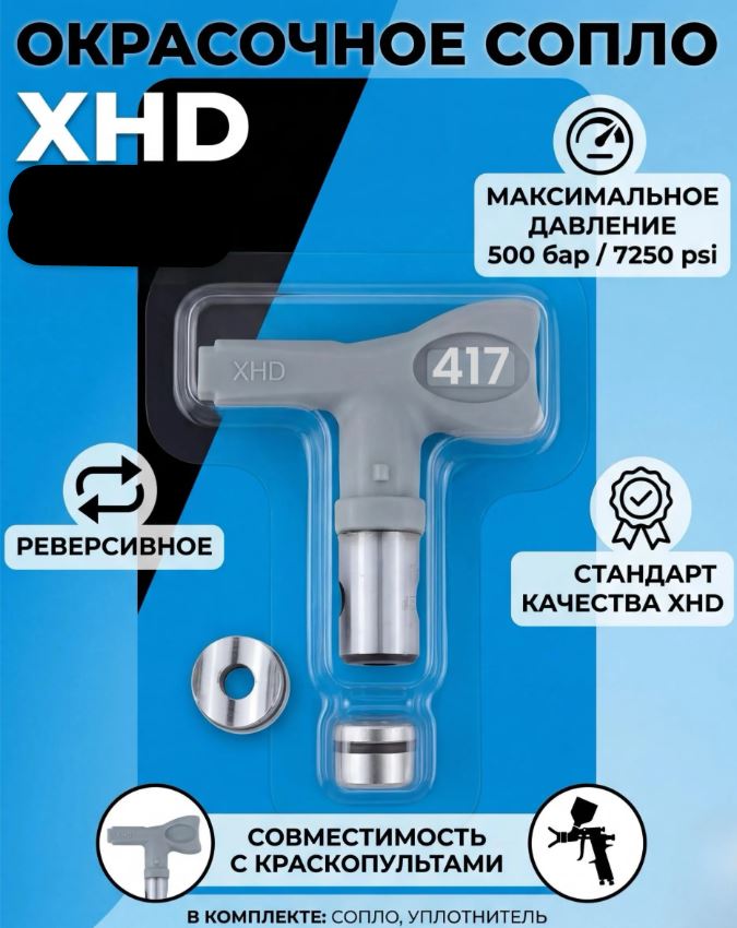 Сопло (форсунка) безвоздушная для Graco XHD