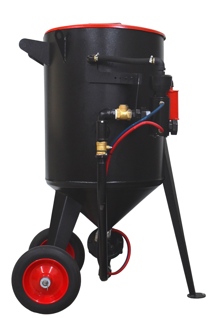 Пескоструйный аппарат PST-PS-200-4 с дистанционным управлением КПДУ и фильтром