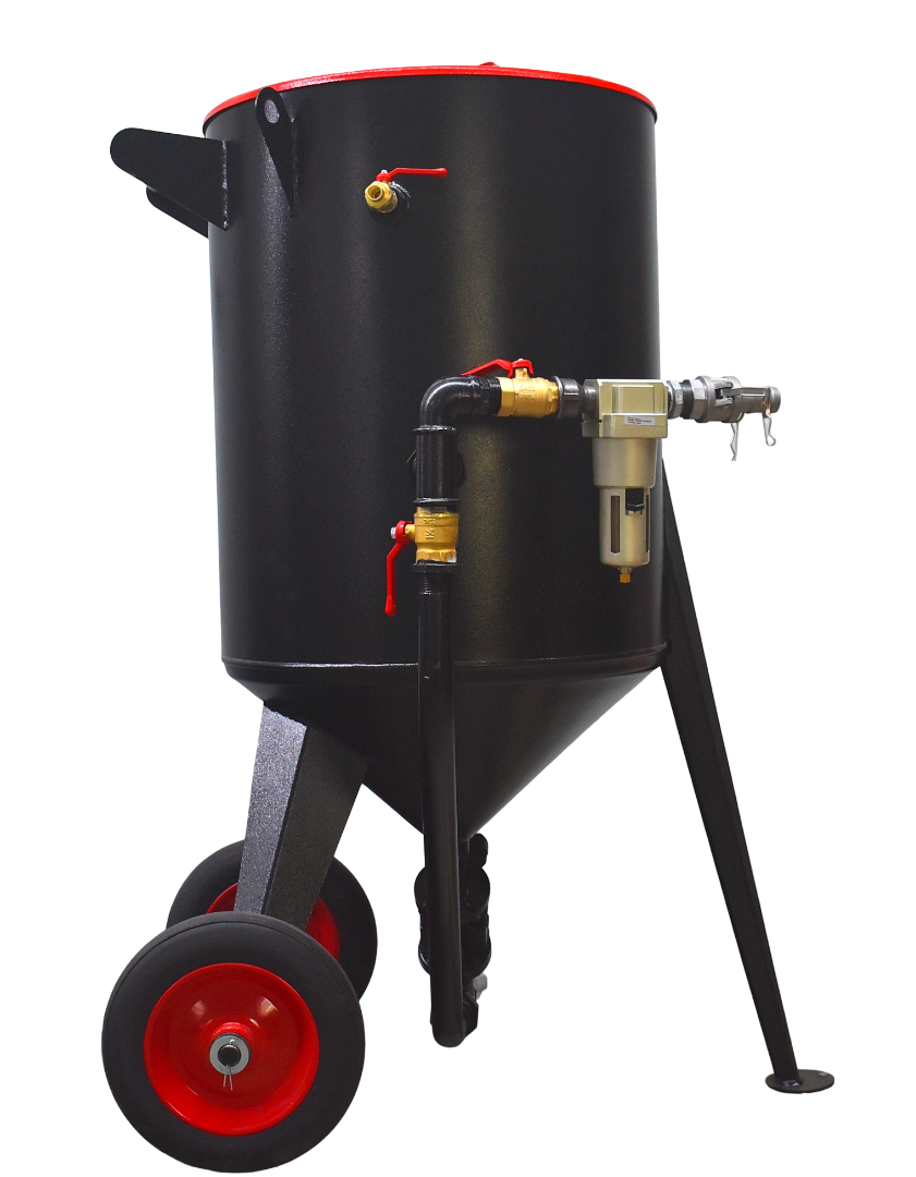 Пескоструйный аппарат PST-PS-200-3 с универсальным затвором и фильтром