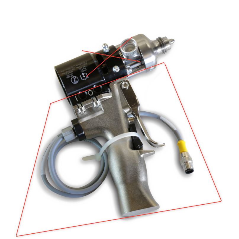 Рукоятка клапана раздаточного GRACO MD2 с электрическим переключателем