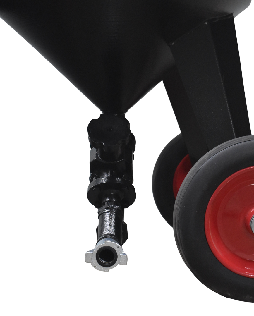 Пескоструйный аппарат PST-PS-200-3 с универсальным затвором и фильтром