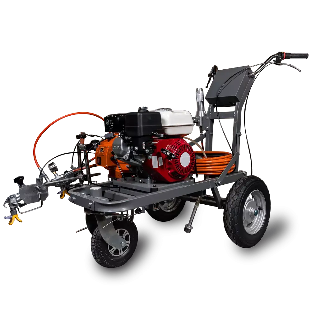 ASPRO 5000RL окрасочный аппарат для дорожной разметки 2 полосы